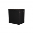 Шкаф 19" телекоммуникационный настенный, 12U 635x600х450 мм, дверь перфорация, черный